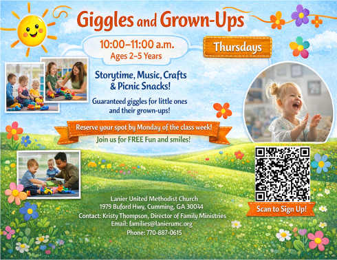 Giggles and Grown ups New Flyer 4.2026